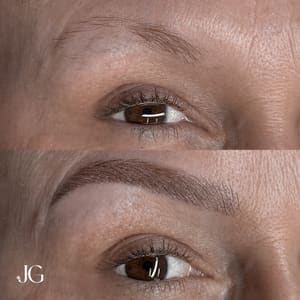 Eyebrow Tattoo result by Jienne Gillham - Microblading & Permanent Makeup in Oklahoma City, OK