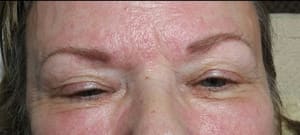 Eyebrow Tattoo result by Jill's Permanent Cosmetics in St Clair, MI