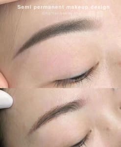 Eyebrow Tattoo result by Jiumu brow studio in Arcadia, CA