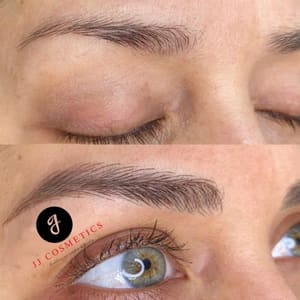 Eyebrow Tattoo result by JJ cosmetics & Spa Bradenton in Bradenton, FL