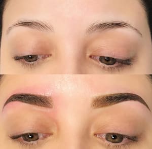 Eyebrow Tattoo result by JL Beauty Haus in Schaumburg, IL