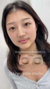 Eyebrow Tattoo result by JL Brow 엘에이반영구수강 in Los Angeles, CA