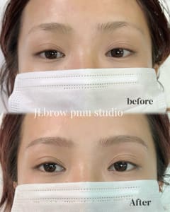 Eyebrow Tattoo result by JL Brow 엘에이반영구수강 in Los Angeles, CA