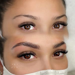 Eyebrow Tattoo result by JN Permanent Makeup LLC in Newport News, VA