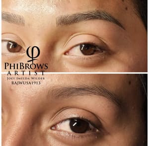 Eyebrow Tattoo result by Joey Wilder PMU Studio in San Diego, CA