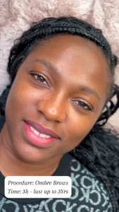 Eyebrow Tattoo result by Joliette Beauty Lab in Dallas, TX
