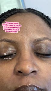 Eyebrow Tattoo result by Joty Threading and Waxing Salon in Little Rock, AR