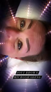 Eyebrow Tattoo result by Jovi Academy Advanced Esthetic. PMU. Microblading in Woodbridge, VA