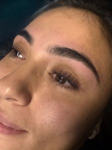 Eyebrow Tattoo result by Jovi's Eyebrow Threading in Clinton, NC