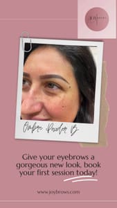 Eyebrow Tattoo result by Joy Brows in Fair Oaks Ranch, TX