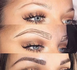 Eyebrow Tattoo result by Jujus Beauty Bar in Dover, DE