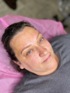 Eyebrow Tattoo result by Julss Ink’d Studio in Hesperia, CA