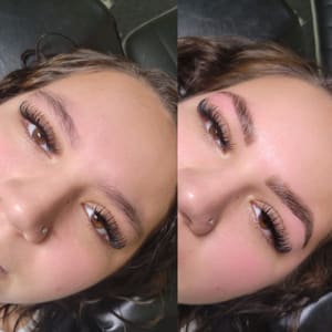Eyebrow Tattoo result by Junipermoon Esthetics in Wayland, MI