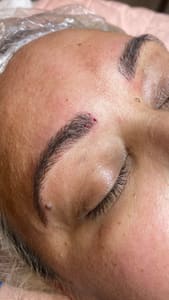 Eyebrow Tattoo result by JussMe Aesthetics in Bronx, NY