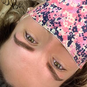 Eyebrow Tattoo result by Just Be Studio in Raleigh, NC