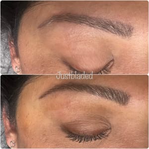 Eyebrow Tattoo result by Just Bladed in Fontana, CA