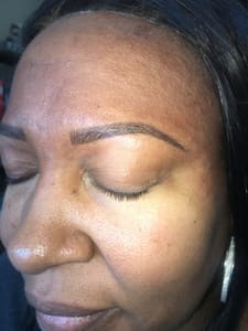 Eyebrow Tattoo result by Justbeyou.tiful Beauty Bar in Lone Tree, CO