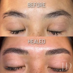 Eyebrow Tattoo result by Justine DiVanna Beauty in Nashville Davidson Metropolitan Government, TN