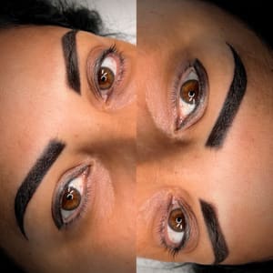 Eyebrow Tattoo result by JV Micropigmentación Katy in Katy, TX