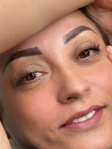 Eyebrow Tattoo result by JV Micropigmentación Katy in Katy, TX
