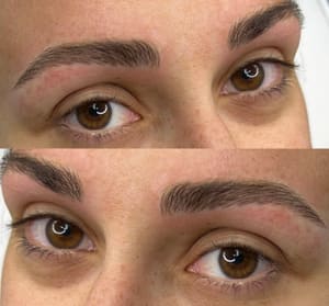 Eyebrow Tattoo result by K-Aesthetics in Kansas City, MO