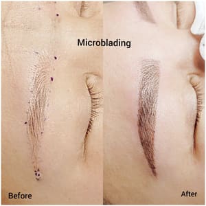Eyebrow Tattoo result by k-beauty studio in Austin, TX