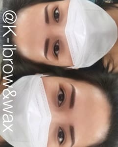 Eyebrow Tattoo result by K-ibrow & wax in Fairfax, VA