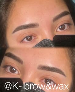 Eyebrow Tattoo result by K-ibrow & wax in Fairfax, VA