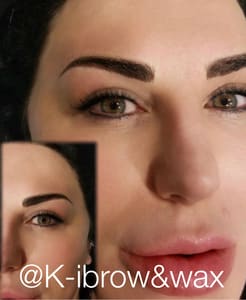 Eyebrow Tattoo result by K-ibrow & wax in Fairfax, VA