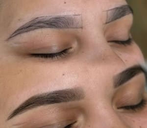 Eyebrow Tattoo result by K's Beauty n Ink in Visalia, CA