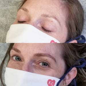 Eyebrow Tattoo result by K Studio Beauty in Kansas City, MO