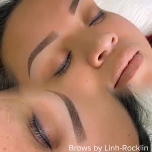 Eyebrow Tattoo result by K&V Lash Studio in Rocklin, CA