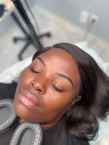 Eyebrow Tattoo result by K'Vinti Beauty- Houston Microblading in Sugar Land, TX