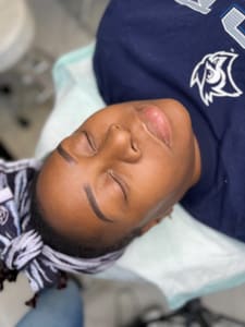 Eyebrow Tattoo result by K'Vinti Beauty- Houston Microblading in Sugar Land, TX