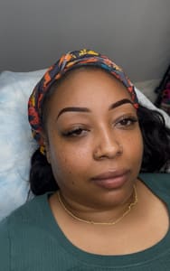 Eyebrow Tattoo result by K'Vinti Beauty- Houston Microblading in Sugar Land, TX