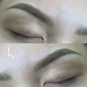 Eyebrow Tattoo result by Ka Tran Permanent Makeup Studio in Garden Grove, CA