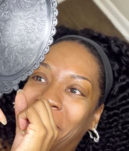 Eyebrow Tattoo result by Kaa Nami Studio in Fayetteville, NC
