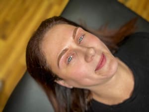 Eyebrow Tattoo result by Kadee’s Brow Haven Permanent Makeup in Vancouver, WA