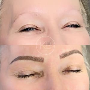 Eyebrow Tattoo result by Kalani Beauty in Alhambra, CA