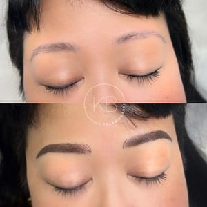 Eyebrow Tattoo result by Kalani Beauty in Alhambra, CA
