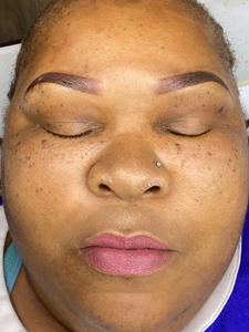 Eyebrow Tattoo result by Kalypso Lounge in Texarkana, TX