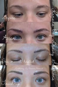 Eyebrow Tattoo result by Kansas City Beauty Solutions in Kansas City, MO