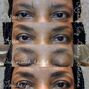 Eyebrow Tattoo result by Kansas City Beauty Solutions in Kansas City, MO