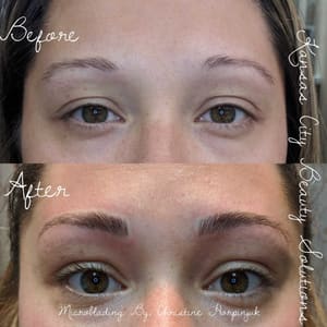 Eyebrow Tattoo result by Kansas City Beauty Solutions in Kansas City, MO