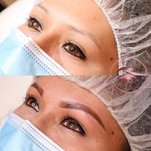 Eyebrow Tattoo result by KaraBellapmu in Asbury Park, NJ