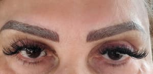 Eyebrow Tattoo result by Karem Yadhira Brows Expert in Riverside, CA