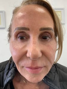 Eyebrow Tattoo result by Karii’s cosmetics and ink in Long Beach, CA
