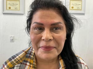 Eyebrow Tattoo result by Karii’s cosmetics and ink in Long Beach, CA
