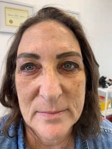 Eyebrow Tattoo result by Karii’s cosmetics and ink in Long Beach, CA