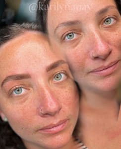 Eyebrow Tattoo result by Karilyn May Permanent Makeup & Laser in Denver, CO